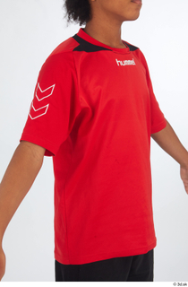 Dejavee Ford dressed red t shirt sports upper body 0008.jpg